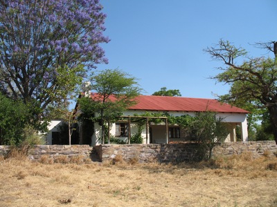 This is the guesthouse with three bedrooms, a bathroom, a kitchen, dining and living room. Meals are mailnly served in the main farmhouse.